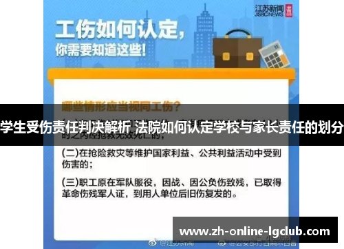 学生受伤责任判决解析 法院如何认定学校与家长责任的划分